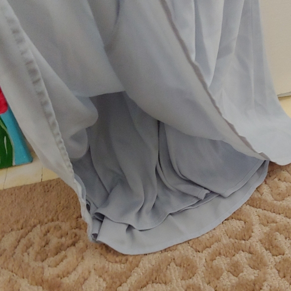 Baby blue open back dress - Picture 7 of 8